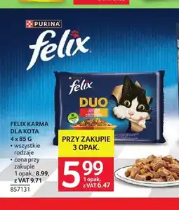 Selgros Karma dla kota Felix 4-pak oferta