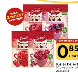 Społem Częstochowa Kisiel Delecta Owocowy kubek o smaku wiśniowym oferta