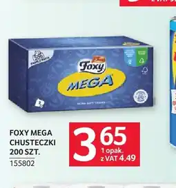 Selgros Chusteczki Foxy Mega oferta