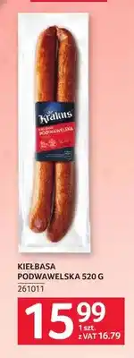 Selgros Kiełbasa podwawelska Krakus oferta