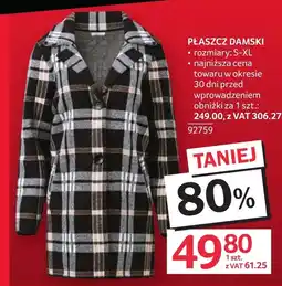 Selgros Płaszcz damski oferta