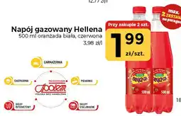 Społem Częstochowa Napój gazowany Hellena oranżada czerwona oferta