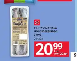 Selgros Filety z matjasa holenderskiego oferta