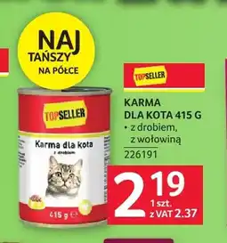 Selgros Karma dla kota z drobiem Topseller oferta
