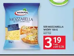 Selgros Ser mozzarella wióry Mlekpol oferta