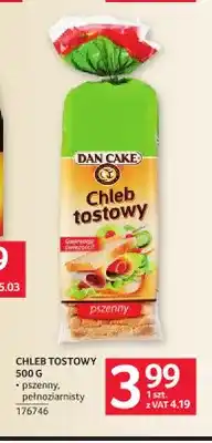 Selgros Chleb tostowy pszenny Dan Cake oferta