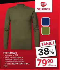Selgros Sweter męski Selgros oferta
