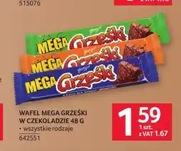 Selgros Wafel Mega Grześki w czekoladzie oferta