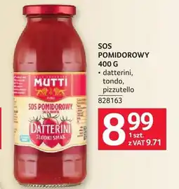 Selgros Sos pomidorowy datterini Mutti oferta