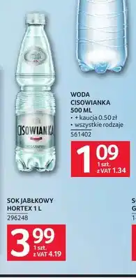 Selgros Woda Cisowianka oferta