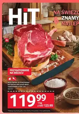 Selgros Wołowina sezonowana na sucho Dry Aged Beef Tomahawk stek luz oferta