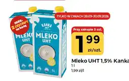 Społem Częstochowa Mleko UHT Kanka 1,5% oferta