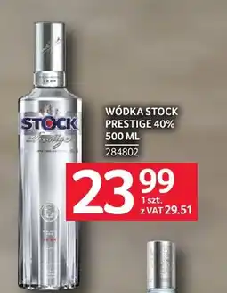 Selgros Wódka Stock Prestige 40% oferta