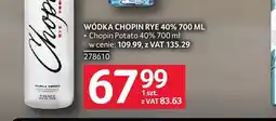 Selgros Wódka Chopin Rye 40% oferta