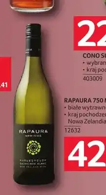 Selgros Wino białe Rapaura Springs wytrawne oferta