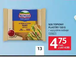 Selgros Ser topiony w plastrach Hochland oferta