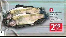 Selgros Pstrąg tęczowy patroszony 800 g+ oferta