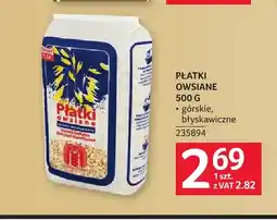 Selgros Płatki owsiane górskie Melvit oferta