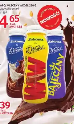Selgros Napój mleczny Wedel czekoladowy Bakoma oferta