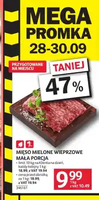 Selgros Mięso mielone wieprzowe mała porcja oferta