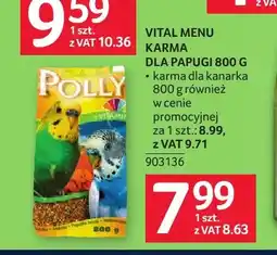Selgros Karma dla papugi Vital Menu oferta