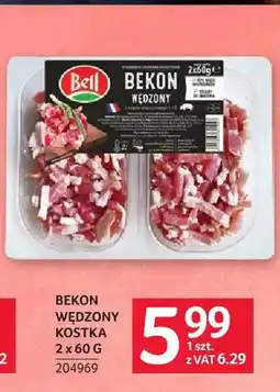 Selgros Bekon wędzony kostka 2-pak Bell oferta