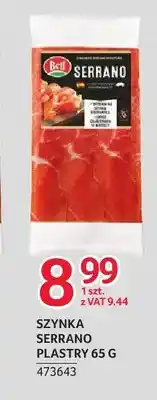 Selgros Szynka serrano plastry Bell oferta