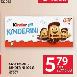 Selgros Ciasteczka Kinderini Kinder oferta