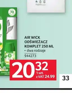 Selgros Odświeżacz komplet Air Wick oferta