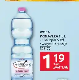 Selgros Woda Primavera oferta