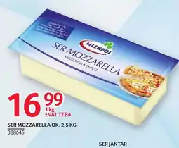 Selgros Ser mozzarella Mlekpol oferta