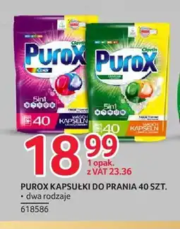 Selgros Purox kapsułki do prania oferta