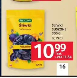 Selgros Śliwki suszone Bakalland oferta