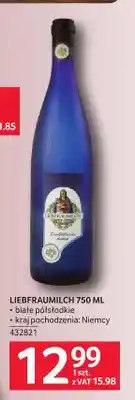 Selgros Wino białe Liebfraumilch półsłodkie oferta