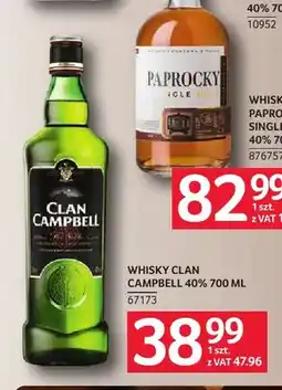 Selgros Whisky Clan Campbell 40% oferta
