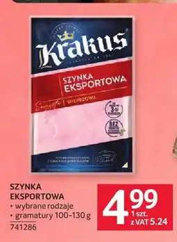 Selgros Szynka eksportowa Krakus oferta