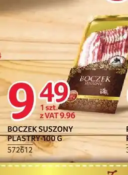 Selgros Boczek suszony plastry ZMB Białystok oferta