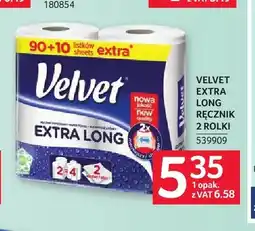 Selgros Ręcznik Velvet Extra Long 2-pak oferta