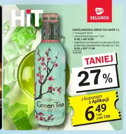 Selgros Napój AriZona Green Tea miód oferta