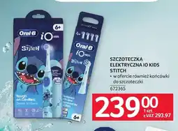 Selgros Szczoteczka elektryczna iO Kids Stitch Oral-B oferta