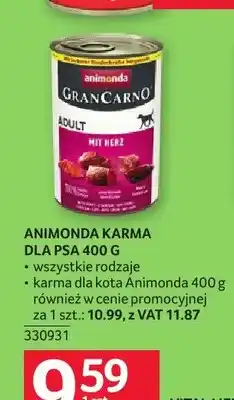 Selgros Karma dla psa Animonda oferta