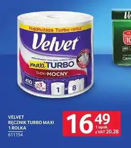 Selgros Ręcznik papierowy Velvet Turbo Maxi 1 rolka oferta