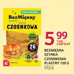 Selgros Bezmięsna szynka czosnkowa plastry BezMięsny oferta