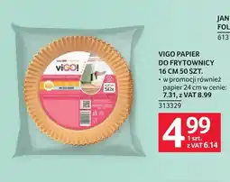 Selgros Papier do frytownicy 16 cm 50 szt. ViGO! oferta