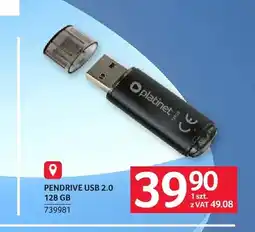 Selgros Pendrive USB 2,0 128 Gb Platinet oferta