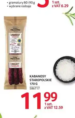 Selgros Kabanosy staropolskie Stara Wędzarnia oferta