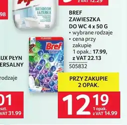 Selgros Zawieszka do WC Bref 4-pak oferta