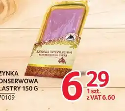 Selgros Szynka konserwowa plastry ZMB Białystok oferta