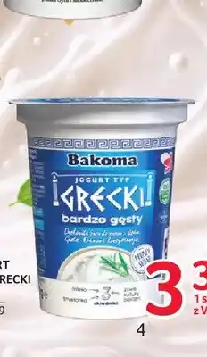 Selgros Jogurt typ grecki Bakoma oferta