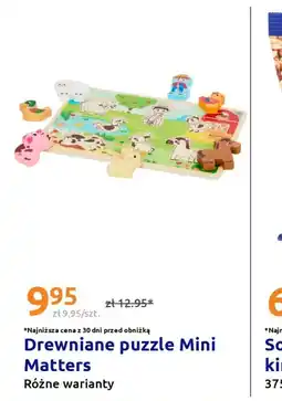 Action Puzzle drewniane Mini Matters oferta
